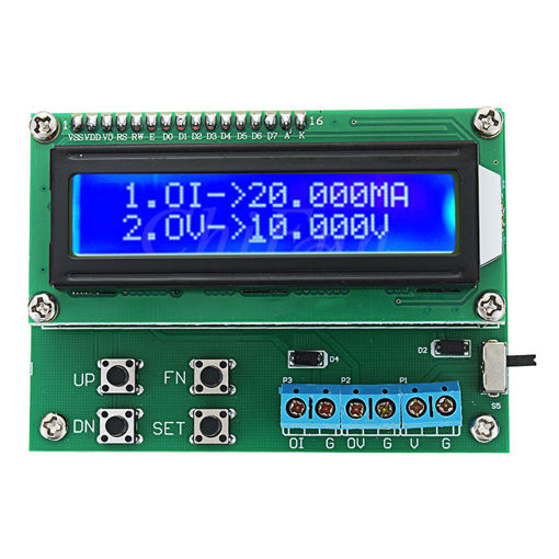 Picture of TGC700 4-20mA 10V Voltage Current Signal Generator 20mA Signal Transmitter With LCD 1602 Display