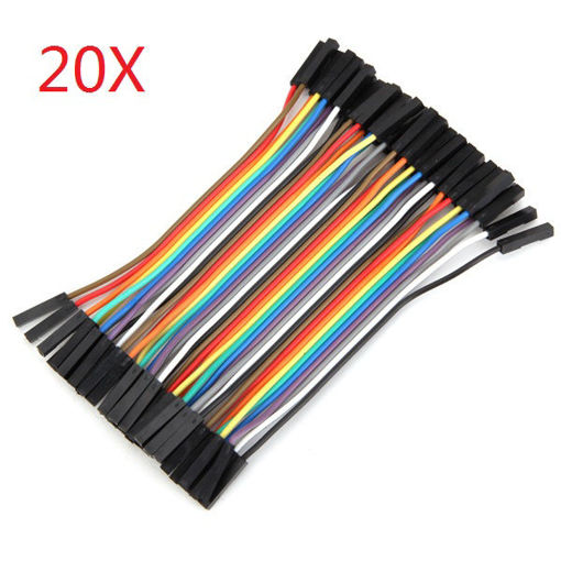 Immagine di 800pcs 10cm Female To Female Jumper Cable Dupont Wire For Arduino