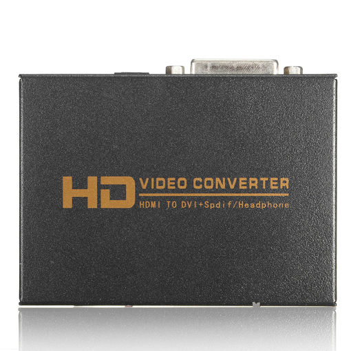 Immagine di 1080P Full HD HD to DVI Spdif Headphone Audio Video Converter 5.1CH 2.0CH