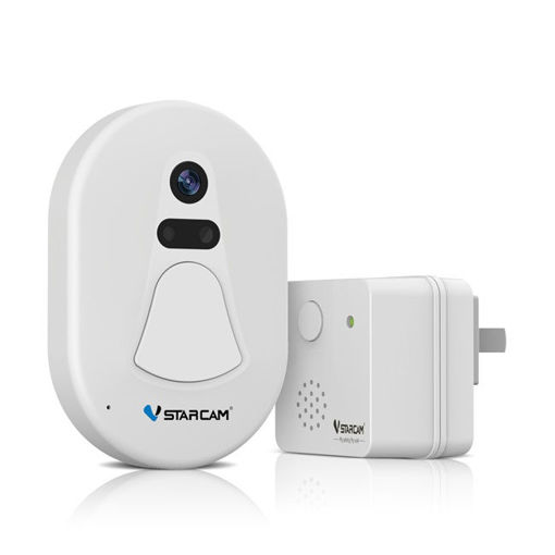 Immagine di VStarcam D1 WiFi Snapshot Night Vision Doorbell Video Camera Support IOS Android Phone Cloud Server