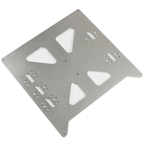 Picture of V2 Hot Bed Support Plate Y-Axis Heated Bed Aluminum Oxidation Base Plate for Prusa I3 3D Printer