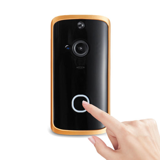 Immagine di Wireless WiFi Video Doorbell 2-way Audio Low Consumption Home Security Camera Rainproof  Movement Detecting