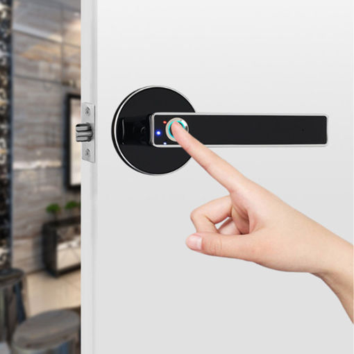 Picture of Stainless Steel Fingerprint Lock Smart Biometric Door Lock Home Security Locks