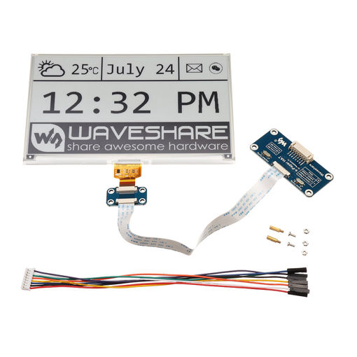 Immagine di Waveshare 7.5 Inch E-ink Screen Module e-Paper Display SPI Interface For Arduino Raspberry Pi