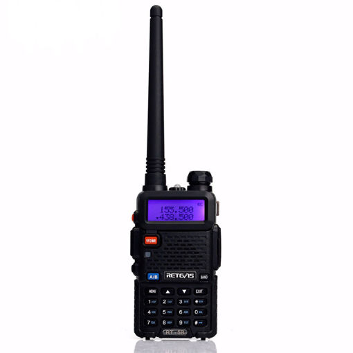 Picture of Retevis RT-5R Walkie Talkie 5W Dual Band VHF/UHF Ham Two Way Radio CTCSS/DCS Portable Amateur Radio