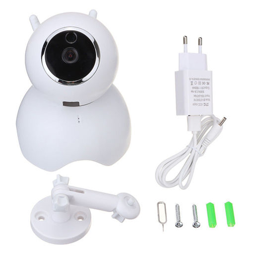 Immagine di WiFi Network Security CCTV IP Camera HD 720P Night Vision Pan&Tilt Webcam Home Security Camera