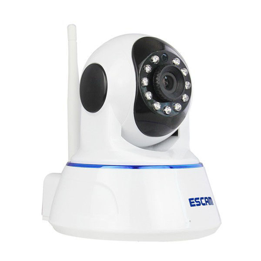 Immagine di ESCAM QF002 720P CCTV Security Camera Plug&Play WiFi Pan Tilt IR Cut Night Vision Two Way Audio SD Card Camera