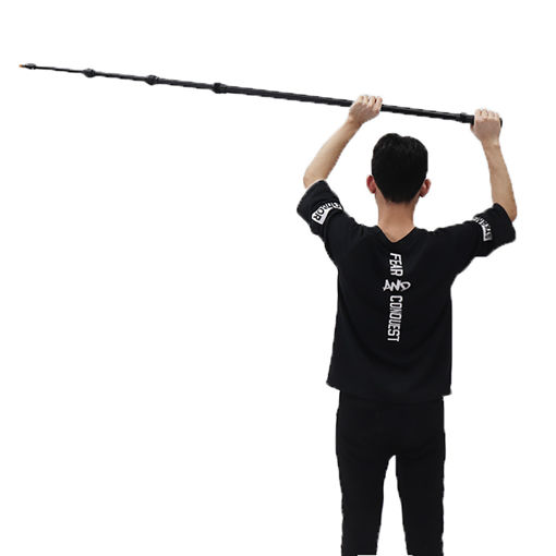 Picture of 3.5M 137 Inch Aluminum Alloy Boom Microphone Telescoping Lightweight Rob Pole