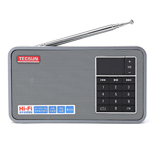 Immagine di Tecsun X3 FM 64-108MHz Radio Receiver MP3 Player Speaker Support TF Card