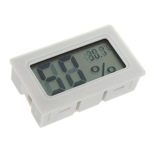 Immagine di 5pcs Mini LCD Digital Thermometer Humidity Meter Gauge Hygrometer Indoor