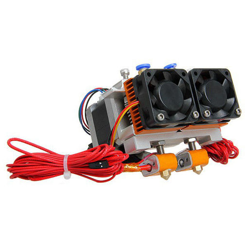 Immagine di Geeetech 3D Printer Dual Nozzle Extruder Two-color Extrusion Nozzle Kit