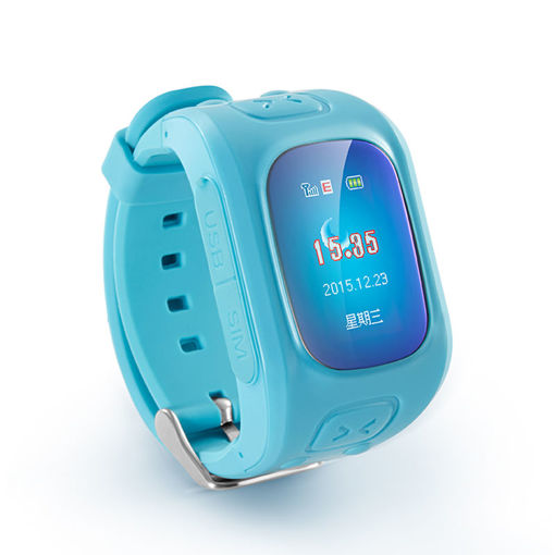 Immagine di Anti Lost Children Kids Smart GPS LBS WIFI Tracker Wrist Watch SOS Call Phone