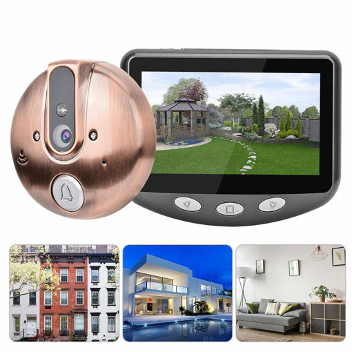 Picture of 4.3 Inch LCD TF Card Smart  Peephole Viewer Door Eye Night Vision Camera DoorBell