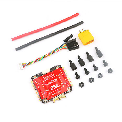 Picture of Anniversary Special Edition Racerstar REV35 35A BLheli_S 3-6S 4 In 1 ESC Built-in Current Sensor for RC Drone