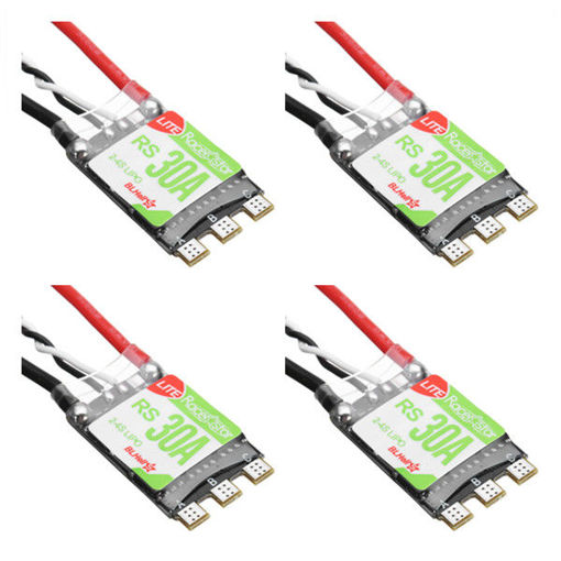 Immagine di 4 PCS Racerstar RS30A Lite 30A Blheli_S 16.5 BB1 2-4S Brushless ESC Support Dshot150 Dshot300 for RC Drone