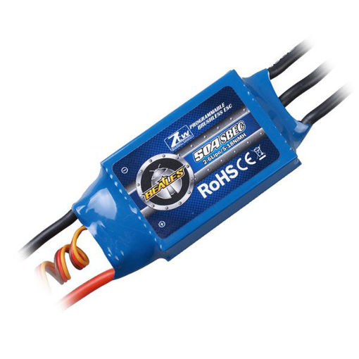 Immagine di ZTW Beatles 50A 60A 80A ESC Brushless Speed Controller For RC Airplane