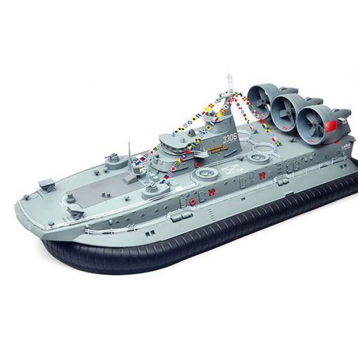 Picture of Brushless Warship RC Boat 2.4G 1/110 Ship Model HG-C201 Landing and water Air Cushion Landing Craft