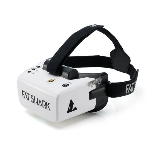 Immagine di FatShark Scout 4 Inch 1136x640 NTSC/PAL Auto Selecting Display FPV Goggles Video Headset Bulit-in Battery DVR