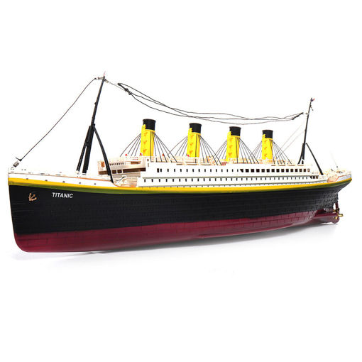 Immagine di NQD 757 1/325 2.4G 80cm Simulation Titanic RC Boat Electric Ship Model with Light RTR Toys