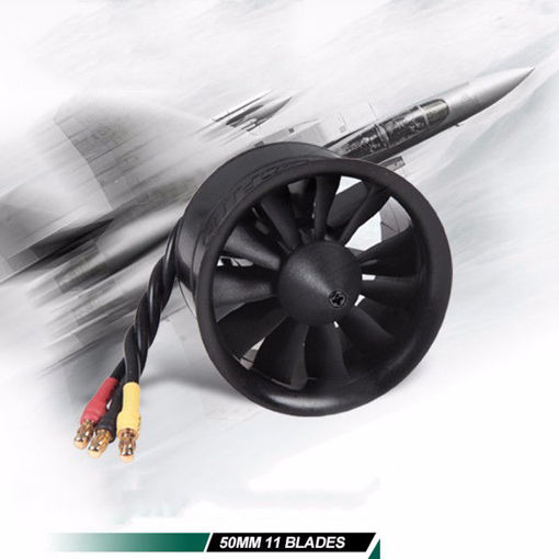 Picture of FMS 50mm 11 Blades Ducted Fan EDF With 2627 KV4500 KV5400 3S 4S Brushless Motor