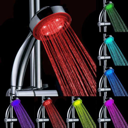 Immagine di LED 7 Colors Random Changing Hydroelectric Generation Shower Head