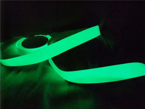 Picture of 50mm x 1m Photoluminescent Tape Glow In The Dark Egress Safety Mark Bright Green