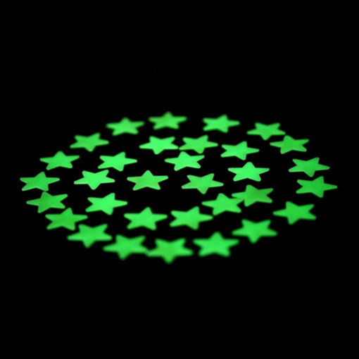 Immagine di Honana DX-010 100PCS 3CM Fluorescent Glow Star Wall Sticker Decor Sticker