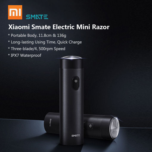 Picture of Xiaomi SMATE Turbine Razor Electric with Charging indicator Light IPX7 Waterproof