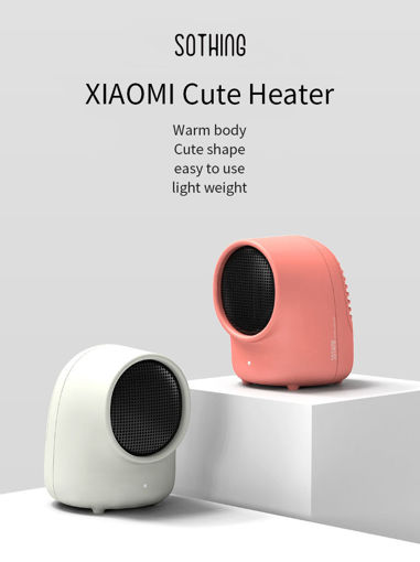 Immagine di XIAOMI SOTHING Mini Warmbaby Fan Heater Desktop Warm Electronic Heater Cute Small Portable Warmer