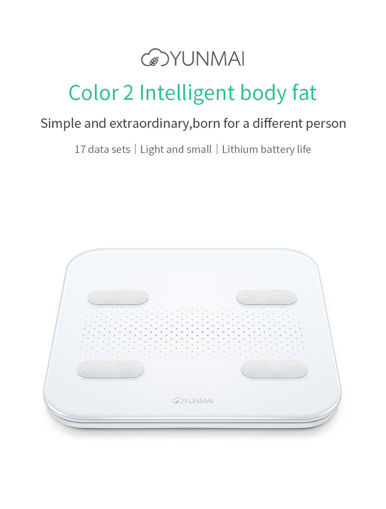 Immagine di XIAOMI YUNMAI Intelligent Bluetooth Body Scale Floor Body Weight Smart Backlit Display for Bathroom