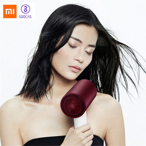 Picture of Xiaomi SOOCAS H3S Anion Hair Dryer Negative Ion 360-degree Rotatable Red Quick Dry Hair Dryer