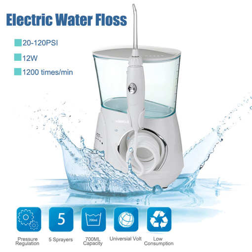 Immagine di 100-240V Electric Tooth Water Flosser Waterproof Oral Irrigator Dental Hygiene Dental For Tooth Care
