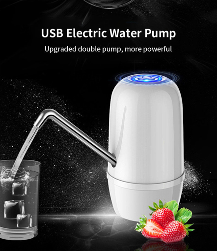 Picture of KCASA USB Charging Electric Automatic Bottle Drinking Water Pump Gallon Bottled Water Dispenser Pump