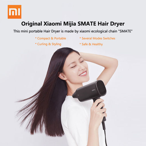 Immagine di Xiaomi SMATE Hair Dryer Household Hairdressing Tools Hot and Cold Dryer 220V 1600W For Home