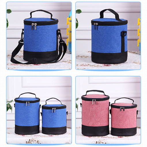 Picture of Muti-funtiion Lunch Bag Oxford Cloth Waterproof Lunch Bag Fashion Cooler Storage Bag Pinic BBQ Bag
