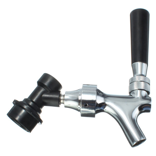 Picture of Stainless Steel Beer Tap Faucet with ball lock Liquid Disconnect Home Brew Kit