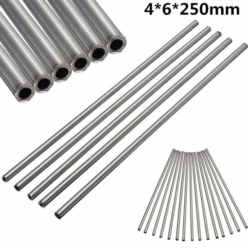 Picture of 6*4mm Hard Condition  Capillary Tube Stainless Seamless Steel  Length 250mm