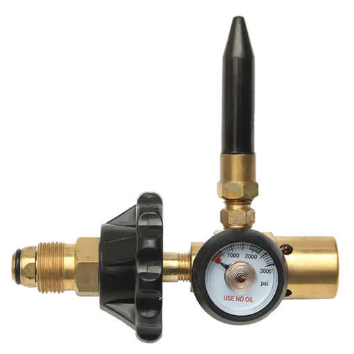 Picture of Helium Tank Latex Balloon Inflator Regulator With Gauge For G5/8 Tank Valves