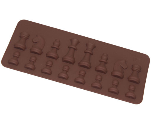 Picture of Honana CF-BW16 Silicone Chess Fondant Cake Mold Chocolate Candy Sugar Mould Bakeware Decorating Tool