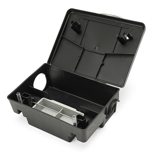 Picture of Professional Rodent Bait Block Station Box Case Trap with Key For Rat Mouse Mice